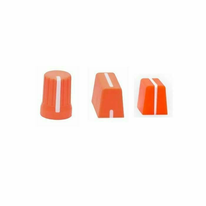 DJ Tech Tools Chroma Cap Pack Pro (neon orange, 12x 90º Super Knobs, 5x Fader Pro, 3x Magvel Fader Pro) * New Lower Price - While Supplies Last *