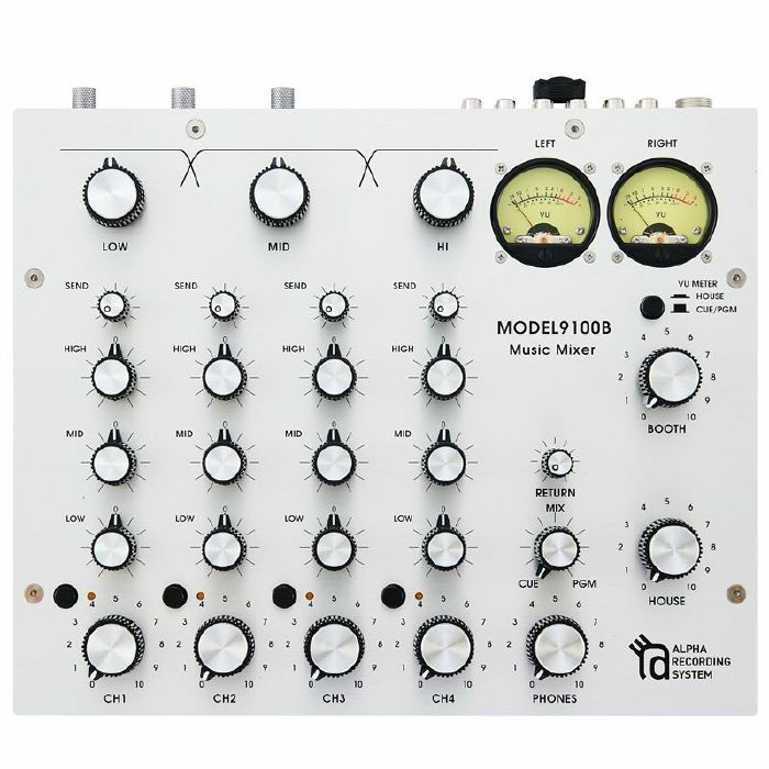 Alpha Recording System MODEL9100B 4-Channel Rotary DJ Mixer