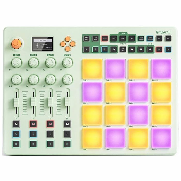 Synido TempoPAD C16 Wireless 16-Pad Wireless MIDI Controller