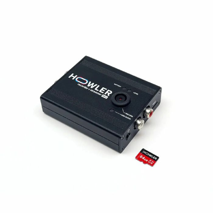 Howler Audio Howler Recorder+Streamer MK2 Audio Recorder & Streaming Interface