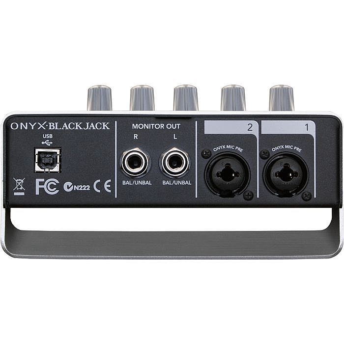 Mackie Onyx Blackjack 2x2 USB Recording Audio Interface + Tracktion 3 Music Production Software