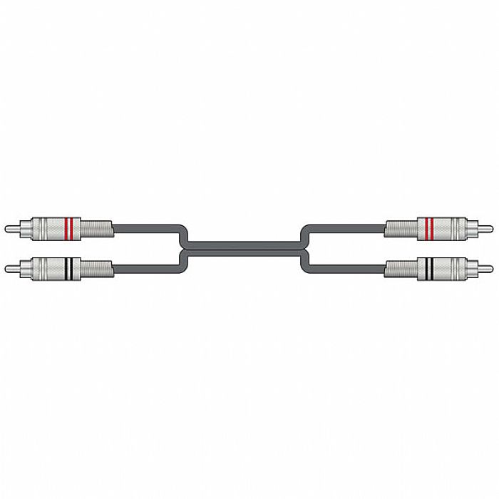 Chord 2x RCA Plugs To 2x RCA Plugs Cable (1.5m)
