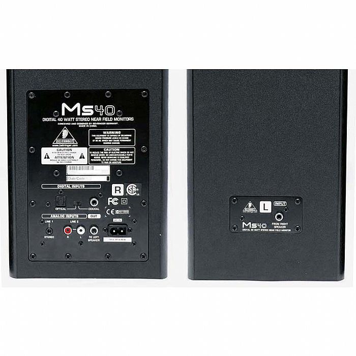 Behringer MS40 Digital Monitor Speakers (black, pair)