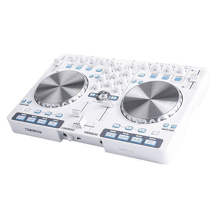 Reloop Beatmix Ltd MIDI USB DJ Controller (white) + Virtual DJ LE 2 Deck Reloop Edition Software