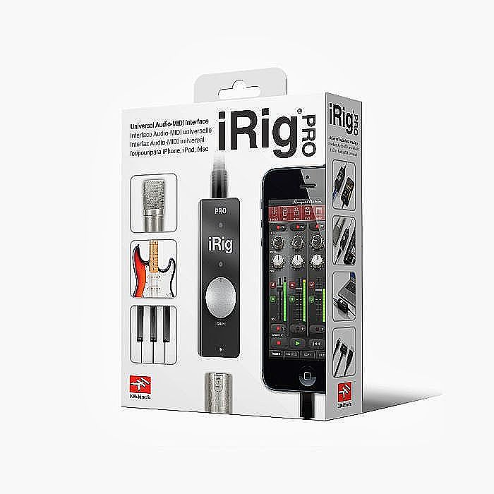 IK Multimedia iRig Pro Audio & MIDI Interface for iPhone, iPod Touch, iPad & Mac