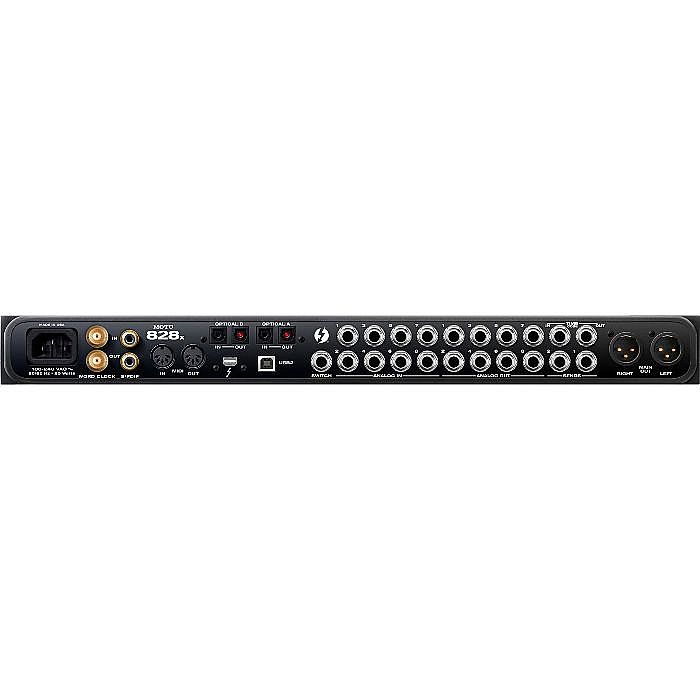 MOTU 828x Audio & MIDI Interface With Thunderbolt Technology & USB 2.0 + AudioDesk Music Production Software