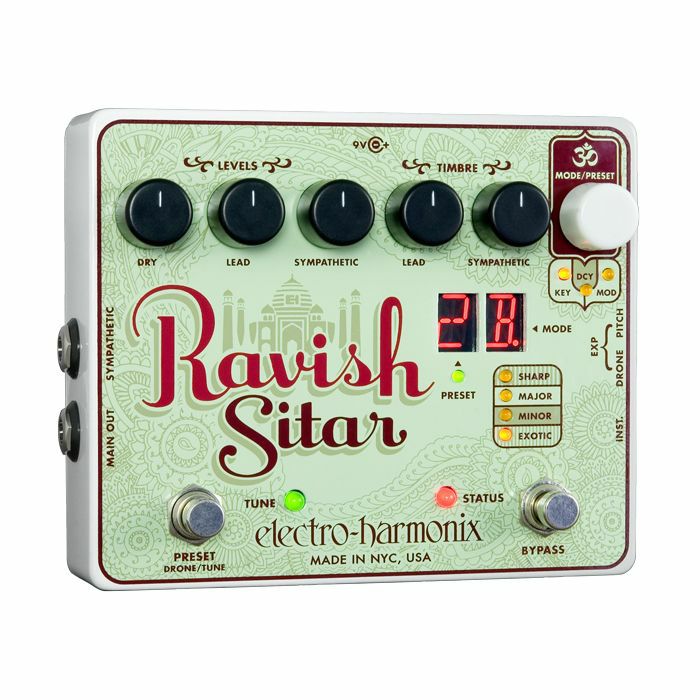 Electro-Harmonix Ravish Digital Sitar Emulator Pedal