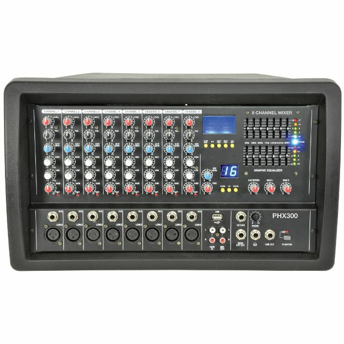 QTX PHX300 Moulded PA Head & Powered Mixer eBay