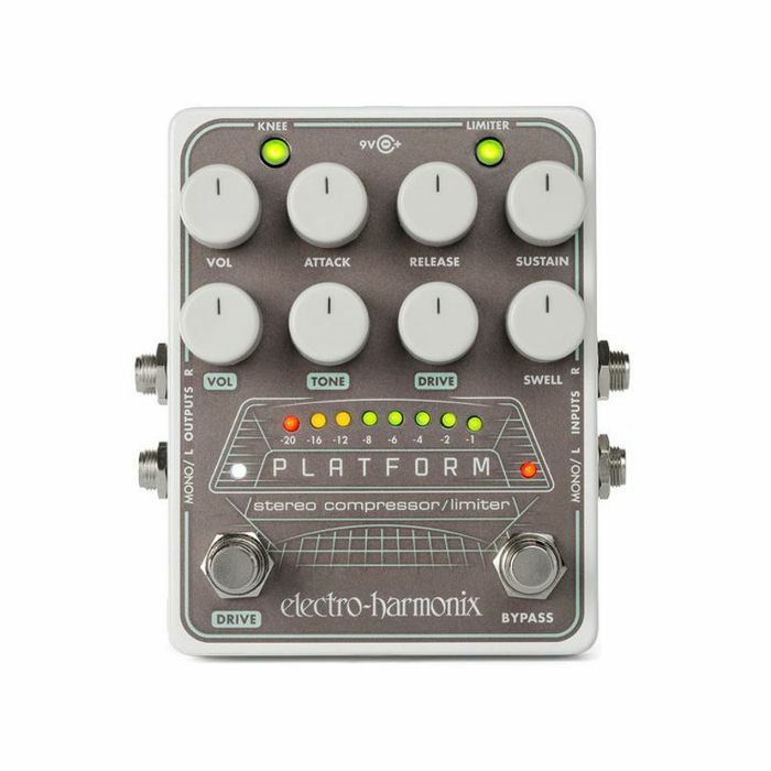 Electro-Harmonix Platform Stereo Compressor & Limiter Effects Pedal