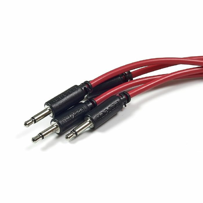 Befaco 3.3mm TS Mini-Jack Plug Patch Cables (80cm/pack of 4)