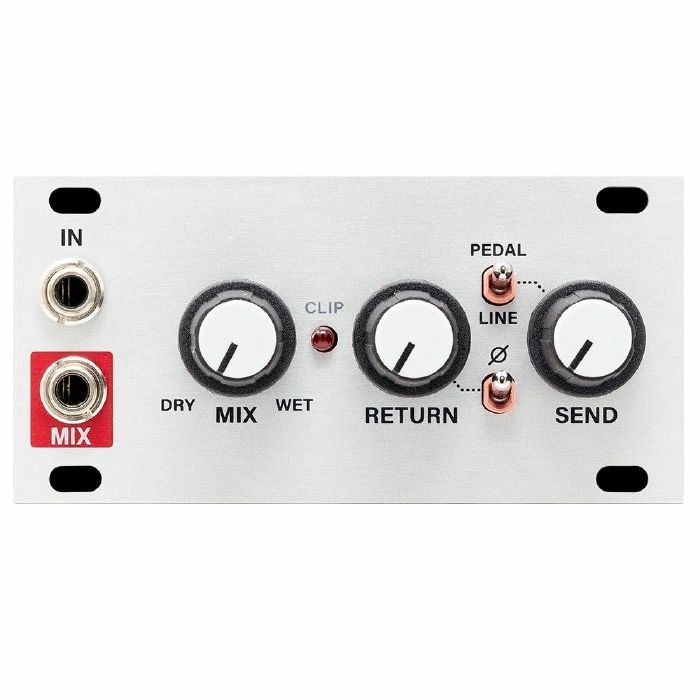 Intellijel Pedal I/O 1U Effects Pedal Send/Return & High Impedance Instrument Input Module