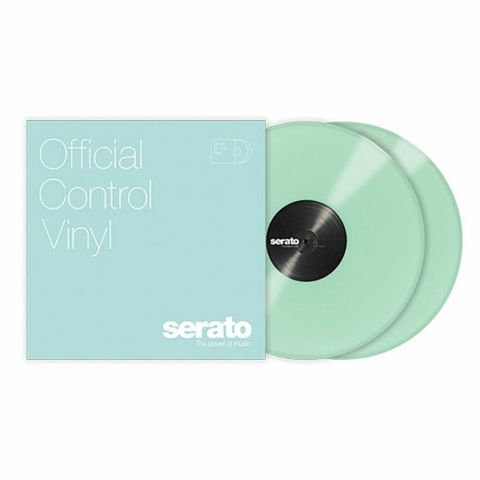 Serato Standard Colours 10" Control Vinyl Records (glow in the dark, pair)