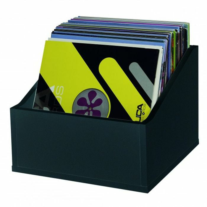 Glorious 12" Vinyl Record Storage Box Advanced 110 (black)