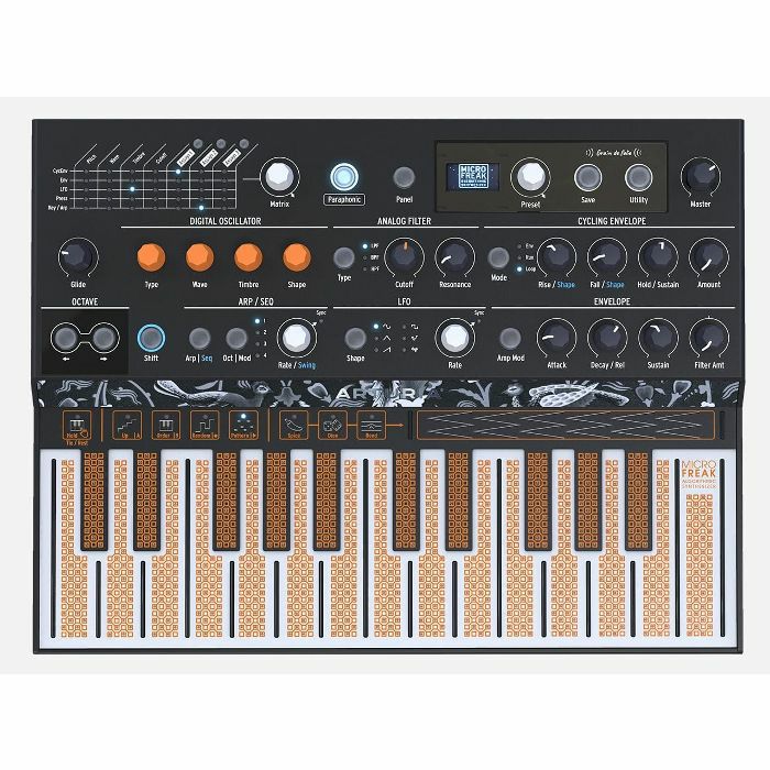 Arturia MicroFreak 25-Key Paraphonic Hybrid Synthesiser & Step Sequencer