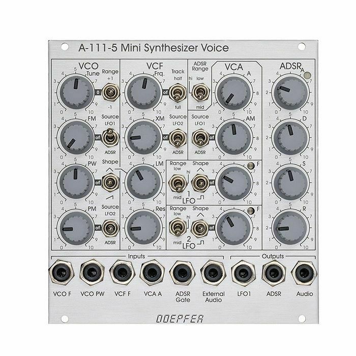 Doepfer A-111-5 Mini Synthesiser Voice Module (silver)