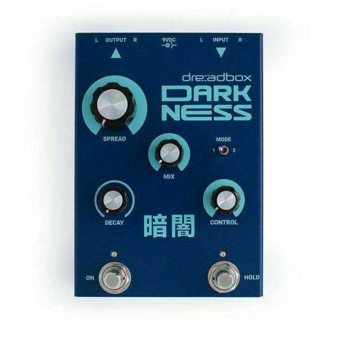 Dreadbox Darkness Digital Stereo Reverb Effects Pedal