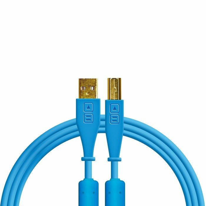 DJ Tech Tools Straight USB (A-B) Chroma Cable (blue, 1.5m)