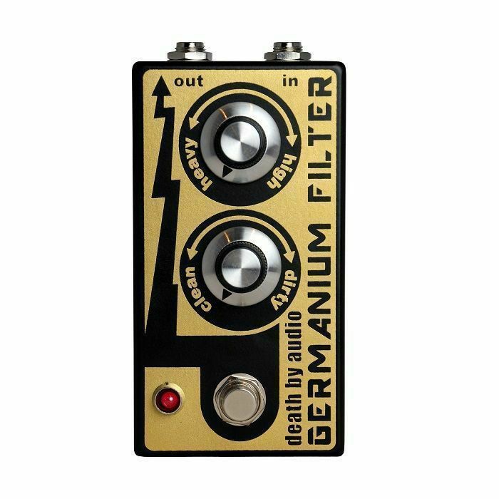 Death By Audio Germanium Filter True Vintage Germanium Distortion Effects Pedal (black)