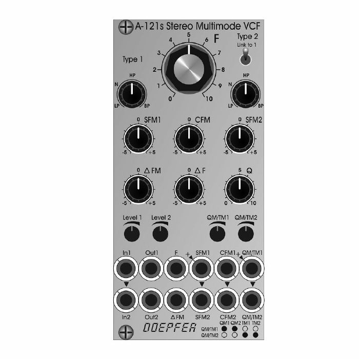 Doepfer A-121s Stereo Multimode Filter Module (silver)