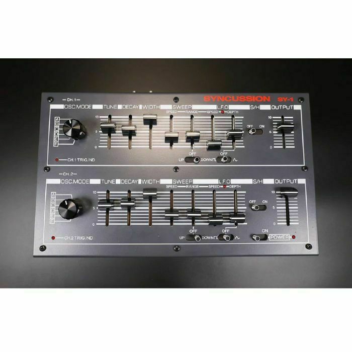 Michigan Synth Works Syncussion SY-1 Analogue Drum Synthesiser With Expanded I/O Configuration (gray)