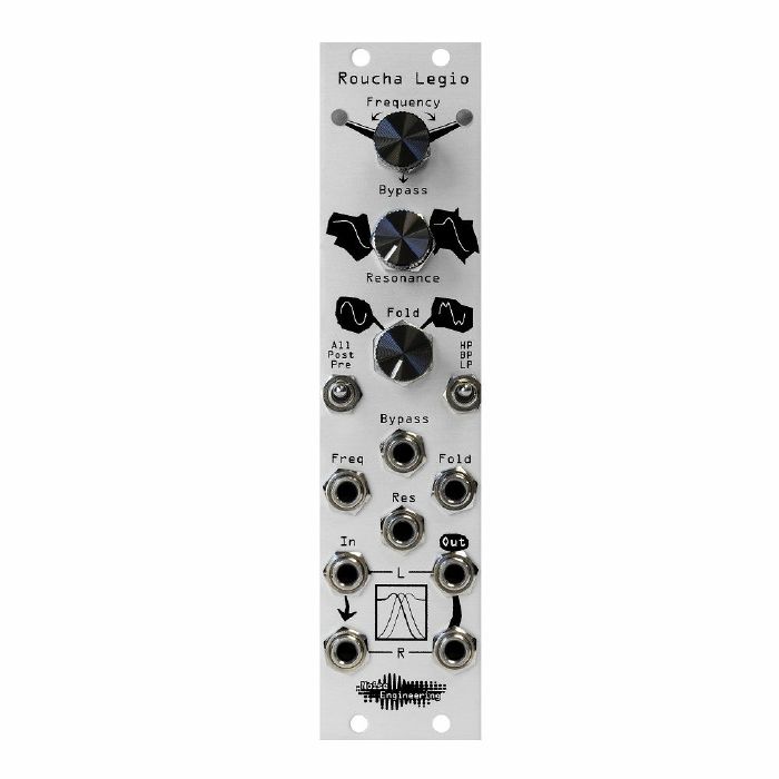 Noise Engineering Roucha Legio Stereo Resonant Multi-Mode Filter Module (silver)