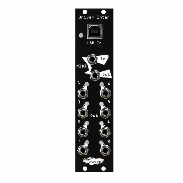 Noise Engineering Univer Inter Chainable 8-Output MIDI To CV Converter & USB MIDI Interface Module (black)