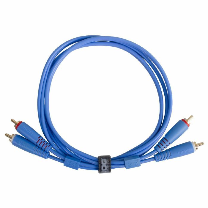 UDG Dual RCA (1/4") Male To Dual RCA (1/4") Male Ultimate Audio Cable Set (blue, 3.0m)