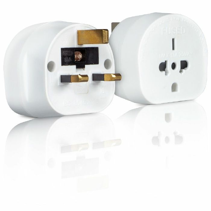 Eagle UK Tourist World To UK Plug-In Travel Adapter (white)