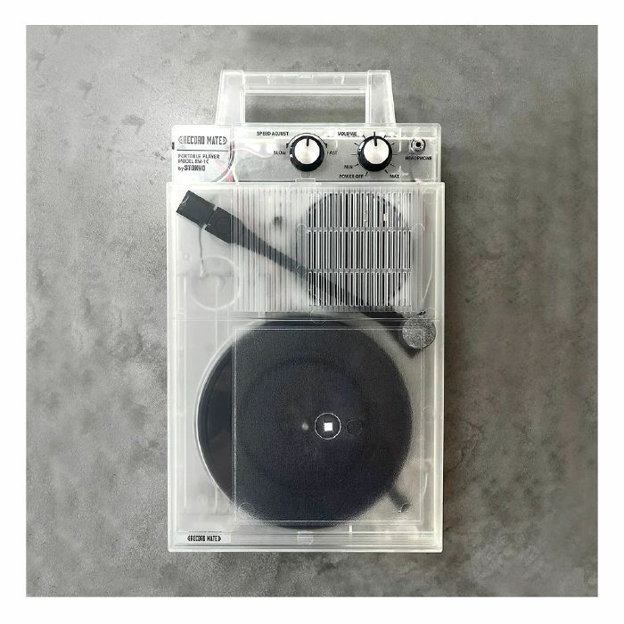Stokyo Record Mate Portable Vinyl Record Player (clear)