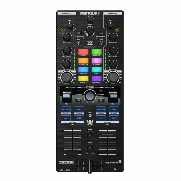 Reloop Mixtour Pro 4-Deck All-In-One DJ Controller With Audio Interface
